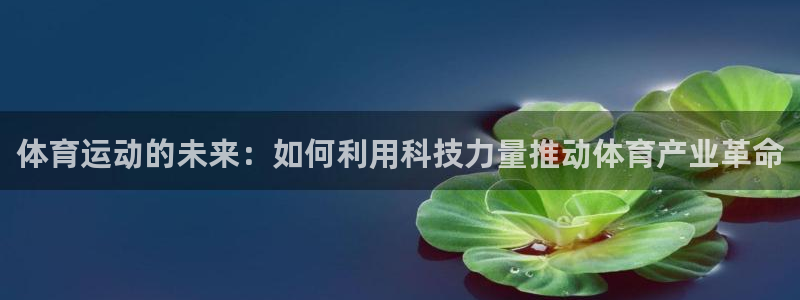 k1体育棋牌网址：体育运动的未来：如何利用科技力量推动体育产业革命